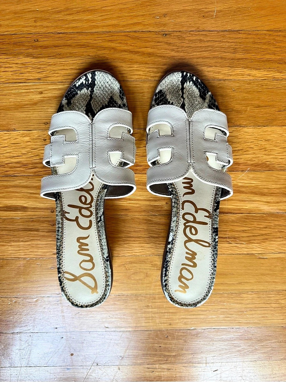 Sam Edelman Platform Sandals in cream, size 8.5